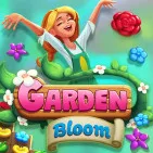 Blooming Garden is a free strategy puzzle game with gameplay revolving around arranging flowers on a square grid. Your goal is to move flowers to form rows or columns of 5 or more of the same type.