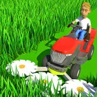 In Grass Cutter, you control a character moving around the map and using weapons to clear overgrown patches of grass. Each area of ​​grass cut earns you rewards, allowing you to accumulate money and progress further.