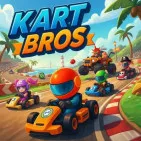 Race, drift, and use power-ups in Kart Bros io. Compete in fast-paced tracks, challenge friends online, and master chaotic arcade racing action in your browser.