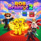 Rob Brainrot 2 is the sequel to the brain-twisting base-building adventure in the meme world. In this casual simulation game, you'll collect, buy, and even steal quirky characters called Brainrots to generate passive income for your base. 