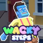 Wacky Steps is a funny physics-based walking game where you balance each step, avoid cracks, dodge hazards, and survive longer in chaotic, unpredictable runs!