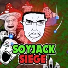 Soyjak Siege is a top-down survival shooter combining the horde shooter action, RPG character development and bullet hell boss confrontations.