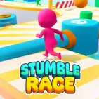 Stumble Race is a fun survival racing game that puts players into chaotic competitions on tracks suspended in mid-air.