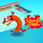 Wurst Dash is a comedic survival style infinite runner game where players assume the role of a hot dog on a crazy escape adventure through a kitchen full of deadly traps.
