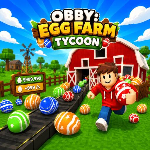 Play game Obby: Egg Farm Tycoon